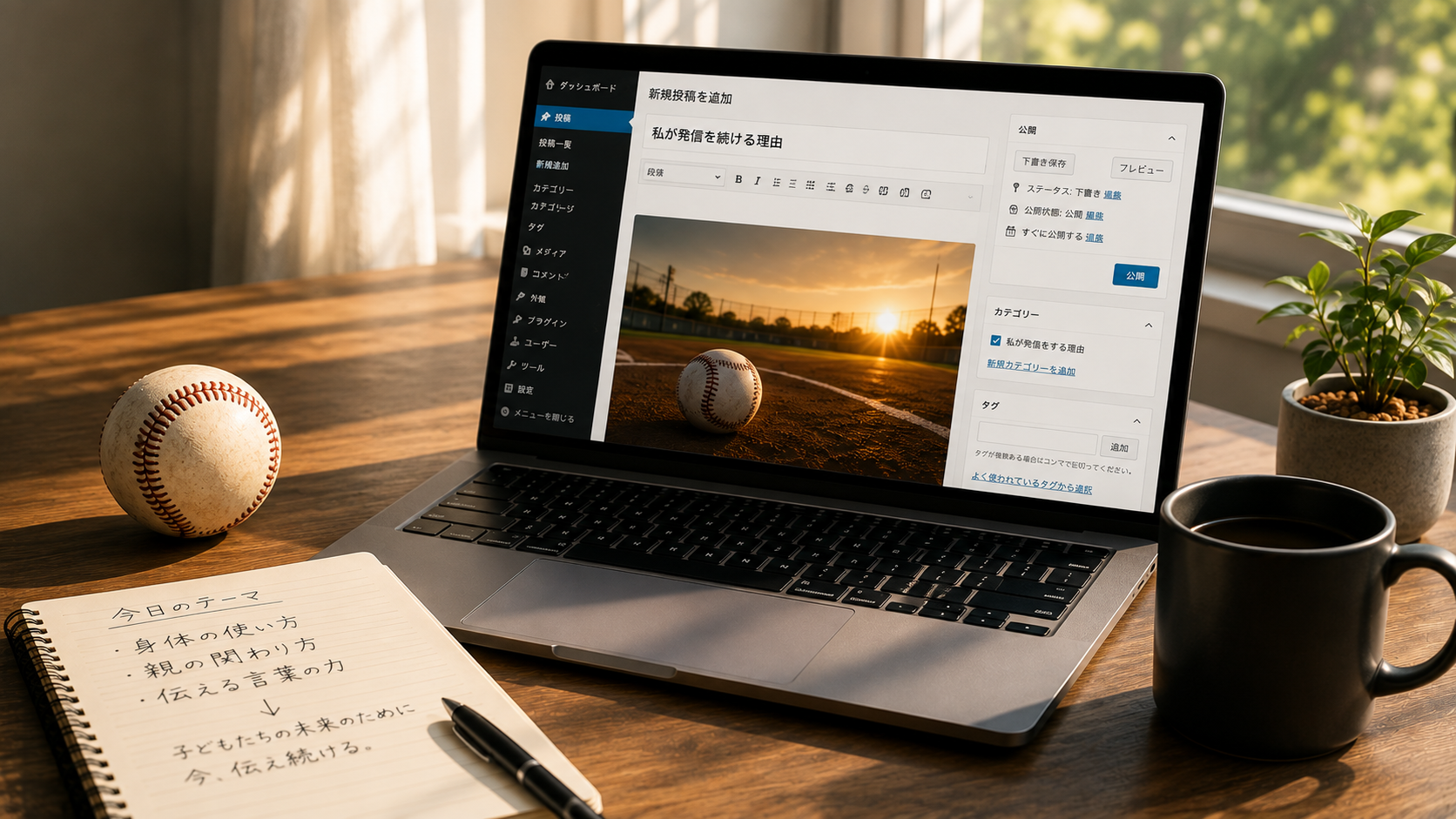 私が発信をする理由⚾️